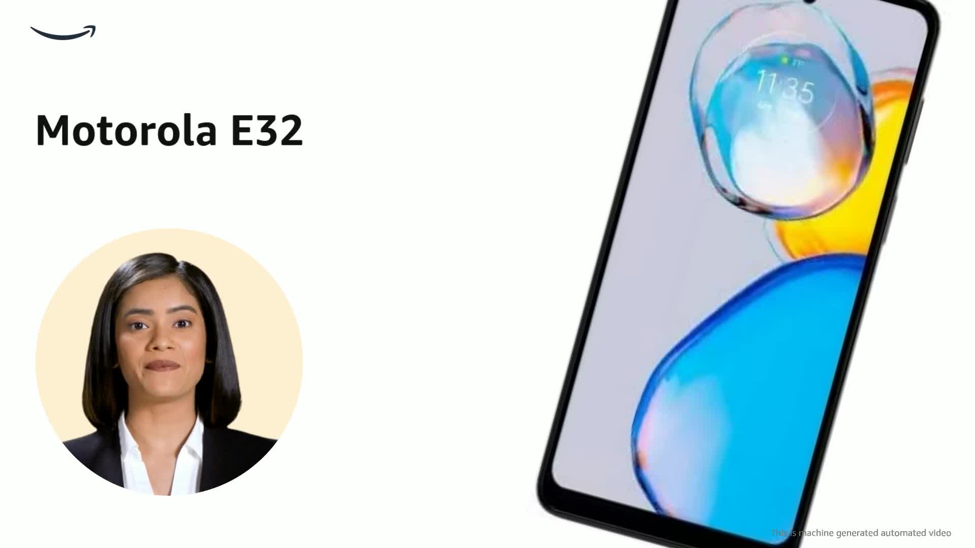 Motorola E32 (4GB, 64GB) 6.5 Inches, Bluetooth, Wi-Fi (Eco Black